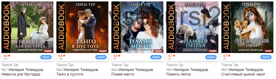 [Аудиокнига] Серия «Империя Тигвердов» (Тереза Тур)