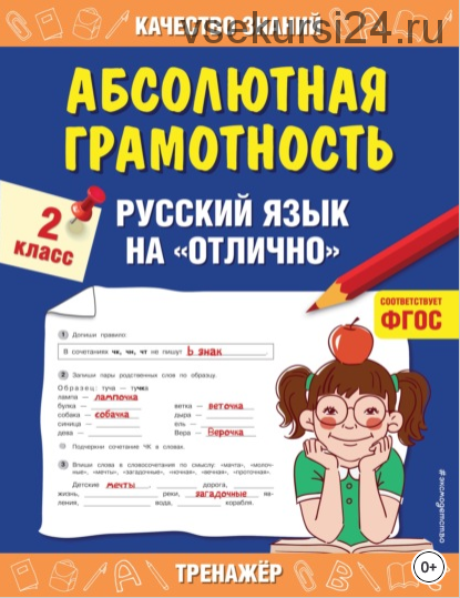 Абсолютная грамотность. Русский язык на «отлично» 2 класс. (Галина Дорофеева)