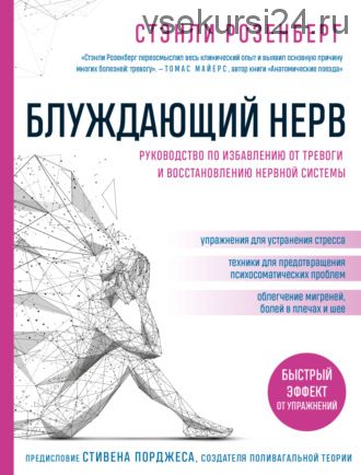 Блуждающий нерв. Руководство по избавлению от тревоги и восстановлению (Стэнли Розенберг)