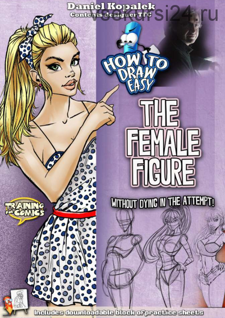 How to draw easy the female figure without dying in attempt (Training for Comics)