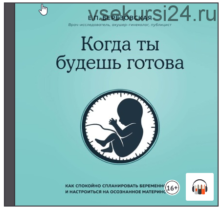 [Аудиокнига] Когда ты будешь готова. Как спокойно спланировать беременность (Елена Березовская)