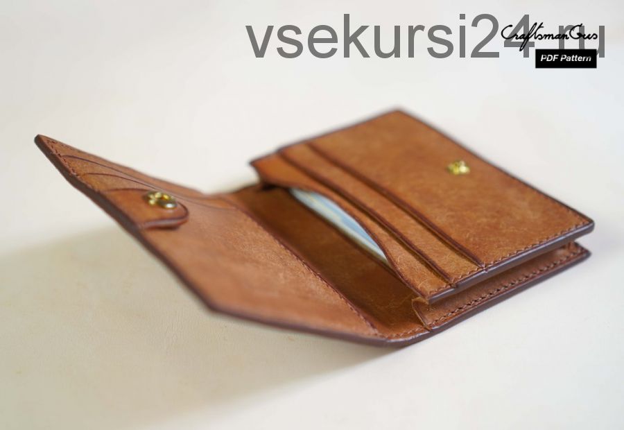 Кожаный бумажник «Card Case Wallet» [Craftsmangus]