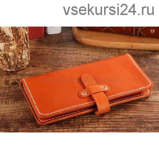 Кожаный бумажник для карт, денег и документов, модель LWP-31 [leathercraftpattern]