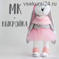 Выкройка и мк Зайка из флиса (kuklomartet)