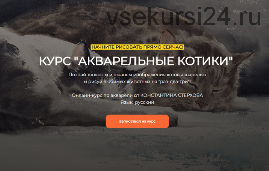 [Артефакто] Акварельные котики. Тариф Стандарт (Константин Стерхов)