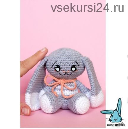 [Игрушки] Милый серый зайчик / Cute Grey Bunny (Blue Rabbit Toys)