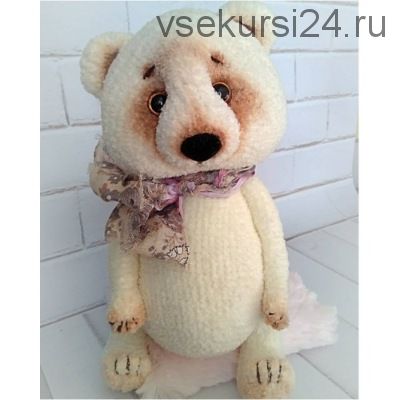 [Игрушки] Мишка Торопыжка/Лаванда (Наталья Зрожевская)