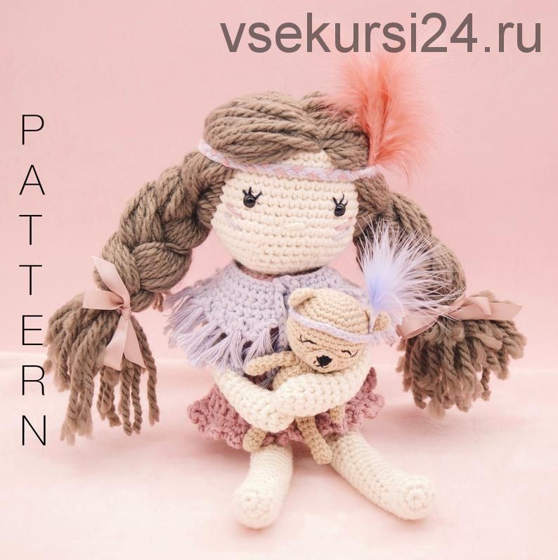 [Игрушки] Scarlett crochet doll / Куколка Скарлетт (TheLittleHookCrochet)