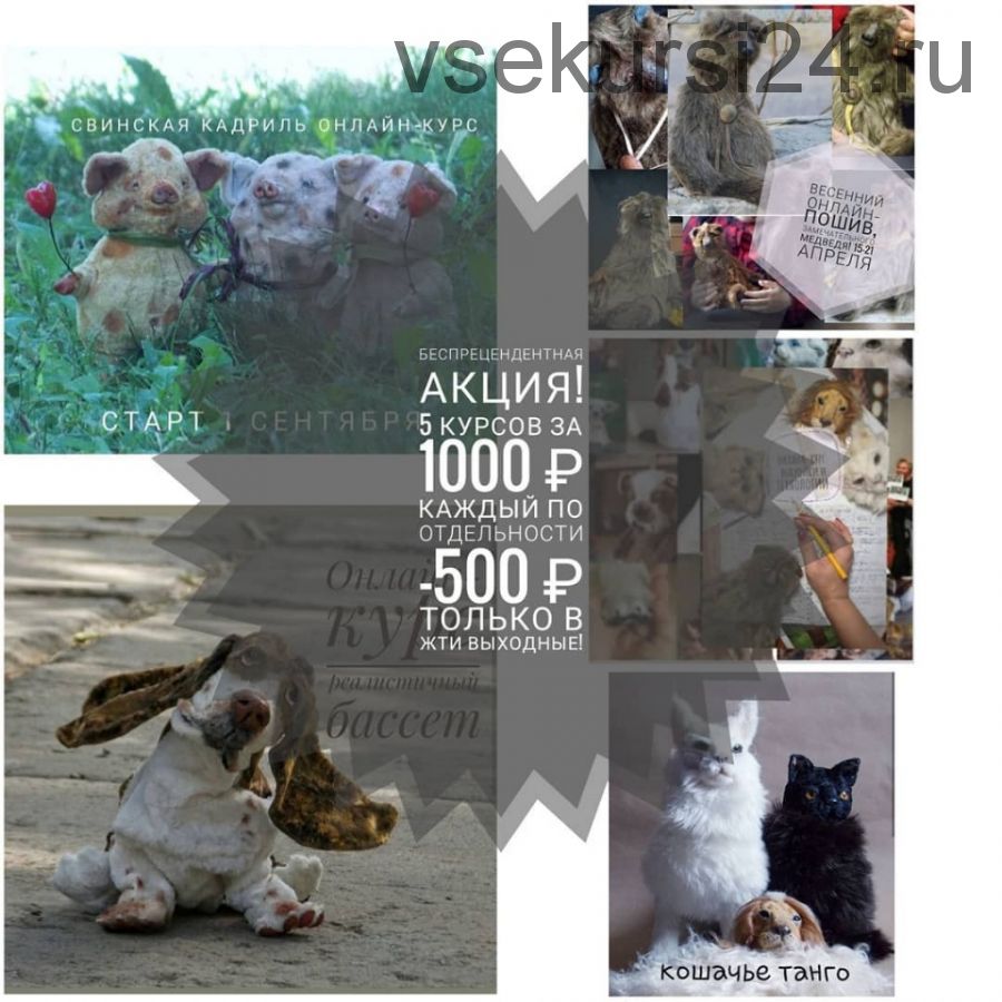 [Тедди] 5 суперских курсов от annaartpolo (Анна Степанова)