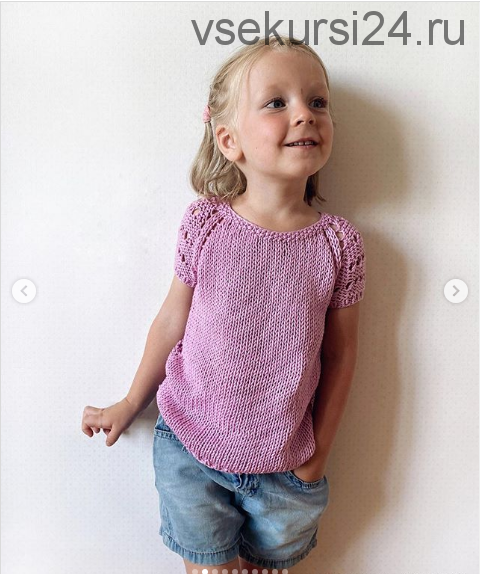 [Вязание] Детский топ «Soul topmini» (sapelkina_knitting)