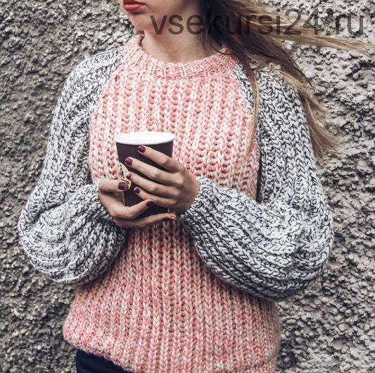 [Вязание] The Oversize sweater (Людмила Аксеник )