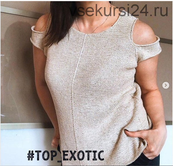 [Вязание] Топ «Exotic» (38shapok)