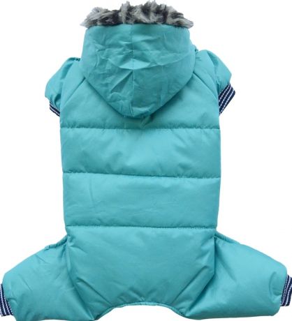 Зимний комбинезон для больших собак зеленый(XL big)