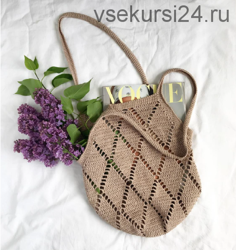 Авоська 'Ромбовая' (elfis.knit)