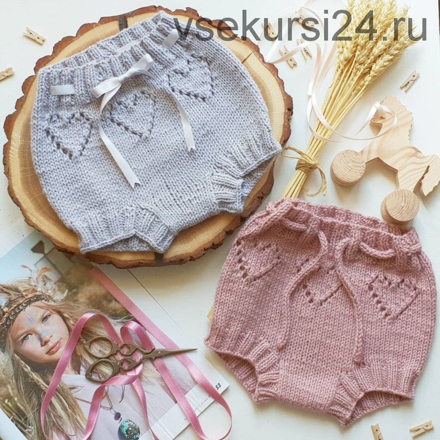 Блумеры «Сердце» (knitwear_foryou)