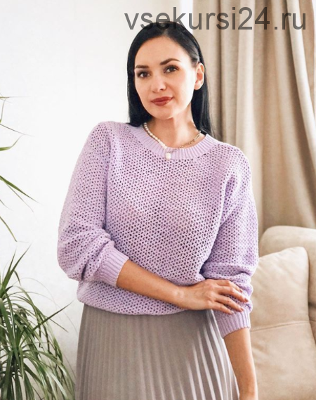 Джемпер крючком 'Vivian' (nadin.knit)