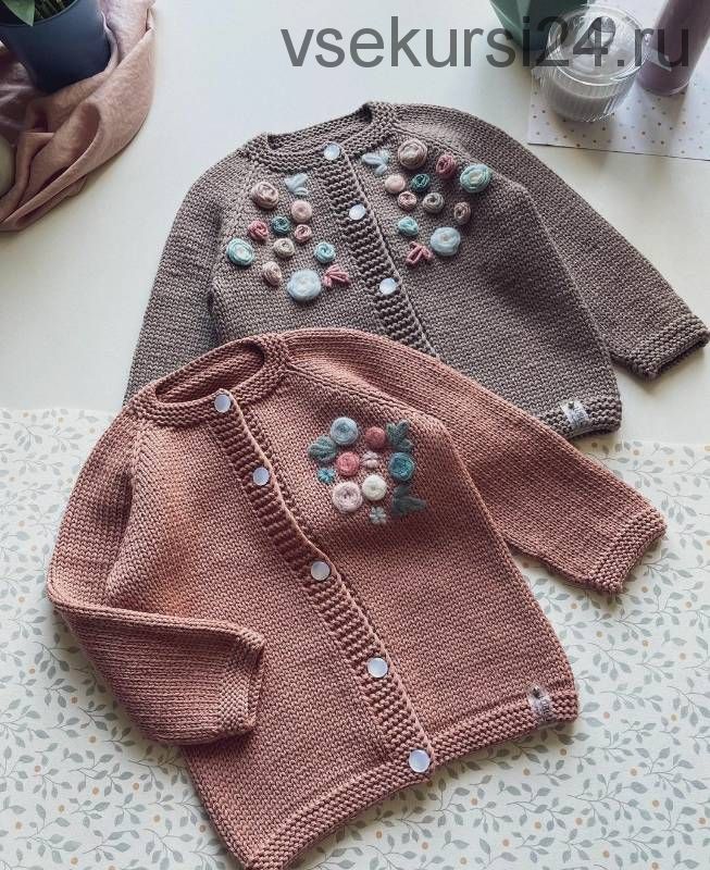 Кардиган «Flower meadow cardi» (lublu.knitwear)