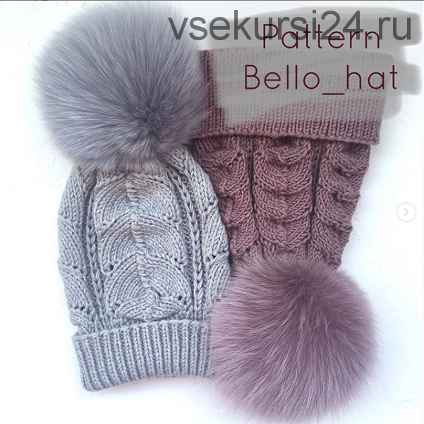 Шапка 'Bello_hat' (velluto.leone)