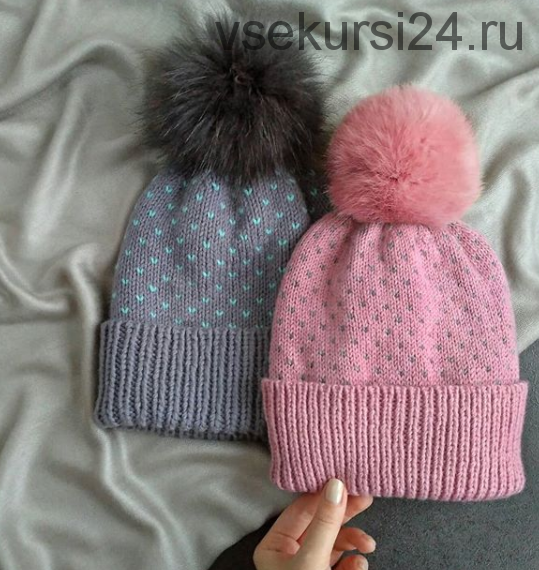 Шапка 'Точки' (knit_profi)