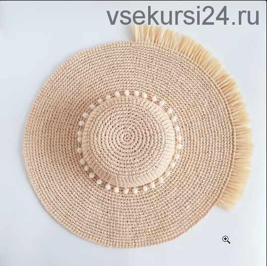 Шляпа из рафии «Sun Hat» (annetta_handmade)