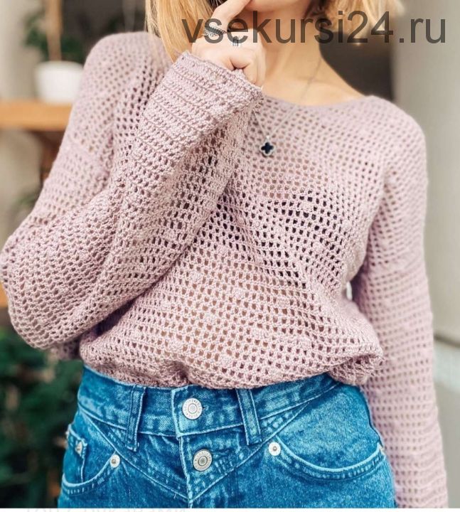 Топ с рукавами (mary.knitting)