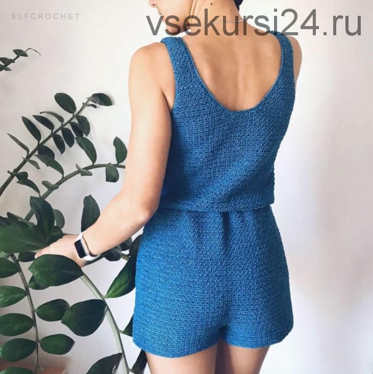 [Elfcrochet] Sunny Romper крючком (Эльвира Рукосаева)