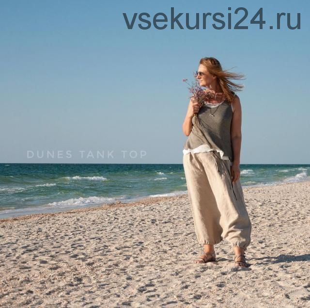 [Вязание] Льняной топ «Dunes tank top» (knitterra)