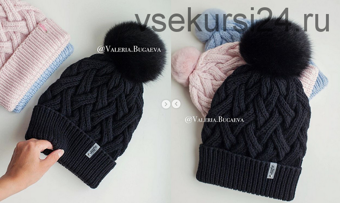 [Вязание] Шапка «wicker_hat_vb» (valeria.bugaeva)