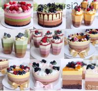Новый волшебный сборник по 'полосатым' тортам и трайфлам (nezabudka_cake)