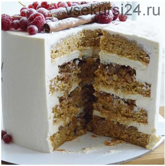 [Кондитерка] Техническая карта торт «Груша-орех-голубой сыр» (selfsweets_spb)