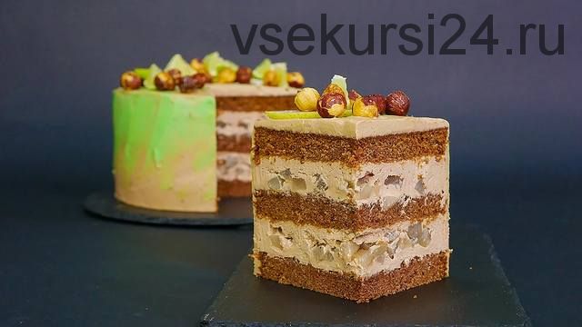 [Pastry School] Торт «Медовая груша с лаймом»