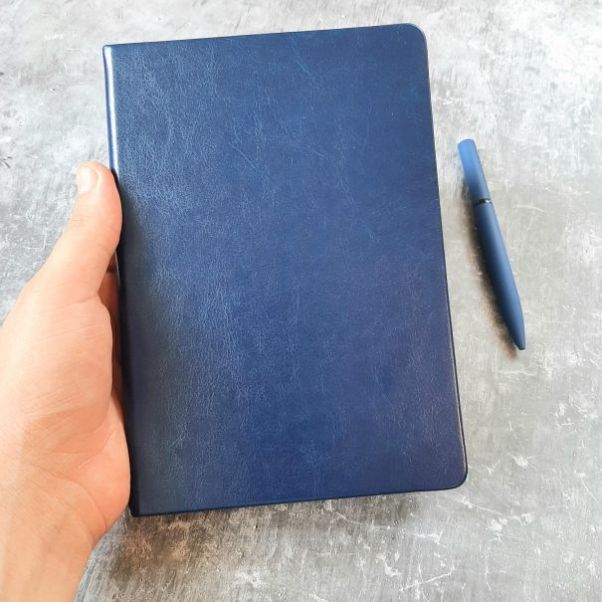 Ежедневник Duncan темно-синий