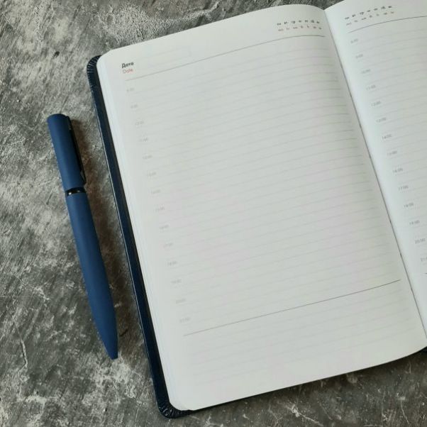 Ежедневник Duncan темно-синий