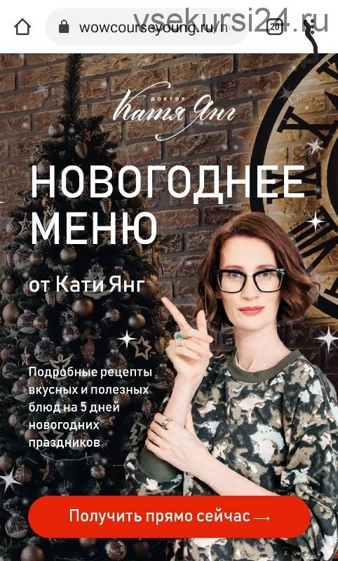 Новогоднее меню. Тариф самостоятельный (Катя Янг)