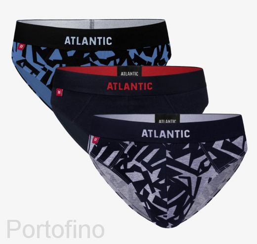 3MP-104 Трусы мужские спорт Big print Atlantic - набор 3 штуки