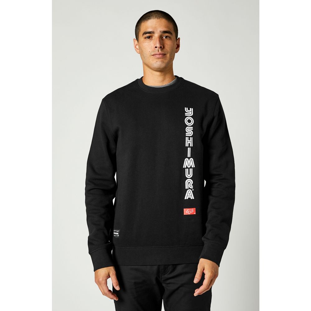 Fox Yoshimura Crew Fleece Black толстовка