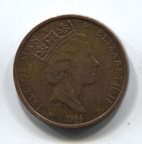 1 пенни 1994 Остров Мэн