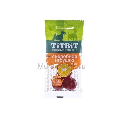 Лакомство "Съедобная игрушка" косточка с телятиной Mini, 20 г