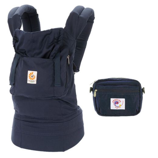 Ergobaby Set Organic Сумка+Эрго-рюкзак Navy Midnight