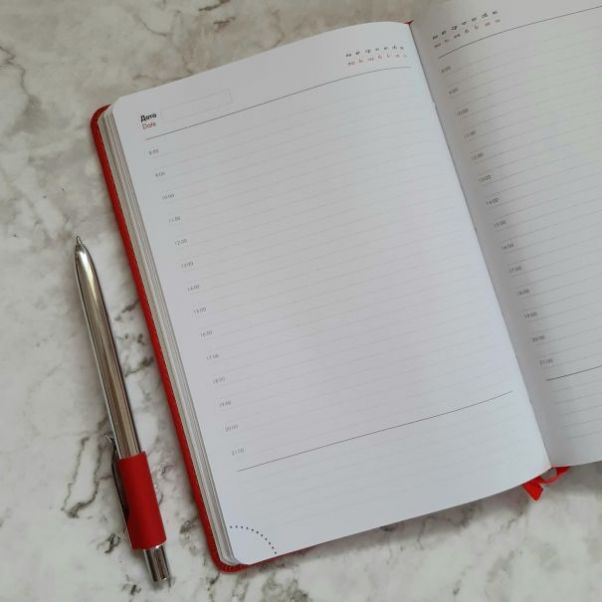 Ежедневник Campbell красный