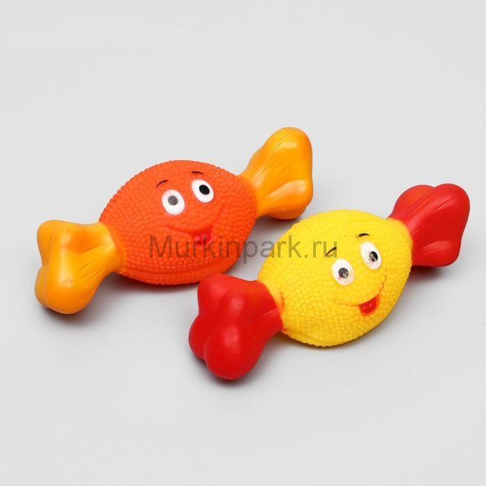 Игрушка пищащая "Улыбка", 16,5 см, микс цветов