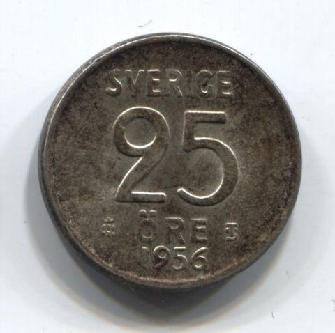 25 эре 1956 Швеция