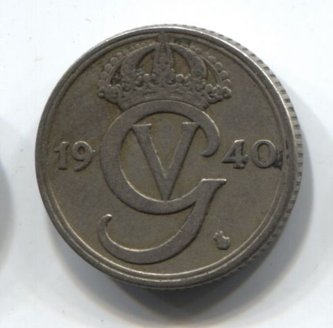 25 эре 1940 Швеция