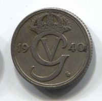 25 эре 1940 Швеция