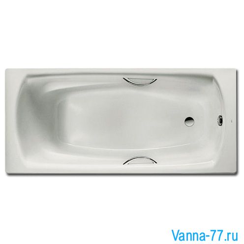 Стальная ванна Roca Swing 180х80 с отверстиями под ручки