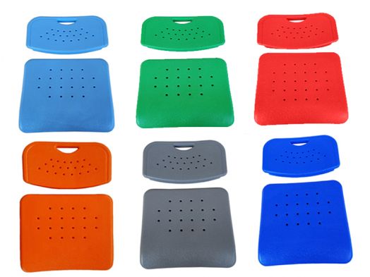 ЛСОШ-28-3 Стул ученический регулируемый (Антивандальный Двухслойный Дышащий красный пластик)