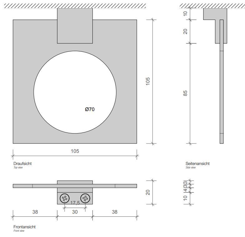 Держатель для фена Decor Walther DW настенный 841900 схема 2