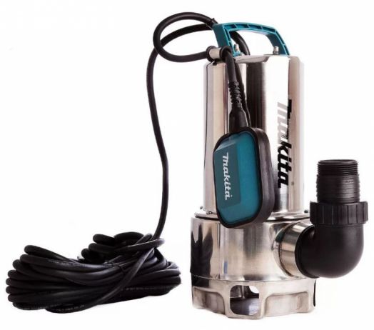 Насос погружной дренажный для грязной воды MAKITA PF1110 (1000Вт,250л/мин,H=10м)