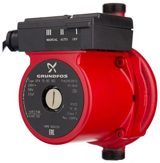 Насос повыш. давления UPA 15-90 (160 0.118 квт 1х230в) GRUNDFOS