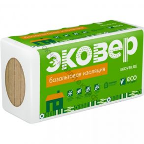 Эковер Фасад Декор Оптима 135 кг/м3 1000х600х150*2 шт (0,180 м3/упак; 1,2 м2/упак)  код:106288